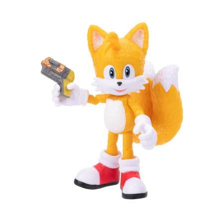 Sonic - Boneco do Super Sonic 4.0 Polegadas - Candide - Bonecos