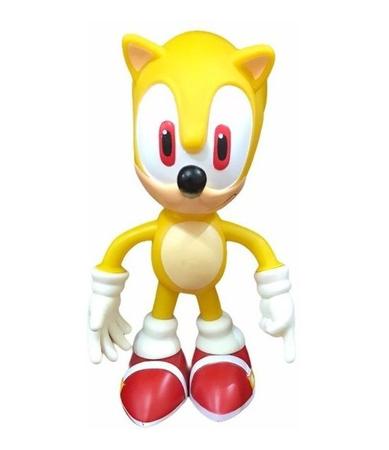 Boneco Super Sonic Amarelo Collection Grande Articulado - Figure Collection  - Bonecos - Magazine Luiza