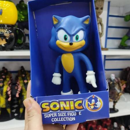 Boneco Sonic Articulado Grande Brinquedo Caixa Collection Lançamento Action  Figure 16cm - Tema - Bonecos - Magazine Luiza