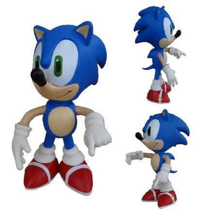 Boneco Sonic Articulado Grande Brinquedo Caixa Collection Lançamento Action  Figure 16cm - Tema - Bonecos - Magazine Luiza