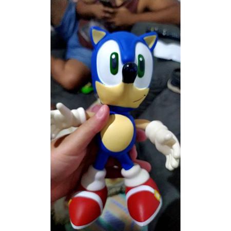 Bonecos Sonic Collection Grande 25cm Caixa Original Azul