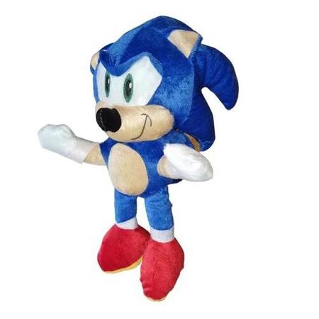 Boneco De Pelúcia Sonic 50cm Lançamento Pronta Entrega