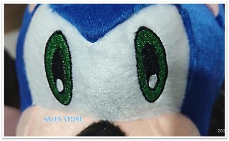 Boneco Sonic De Pelúcia Azul 50cm Grande