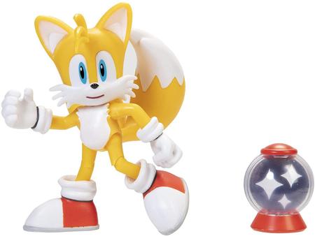 Boneco Tails Articulado 10cm Sonic O filme - Jakks - Bonecos