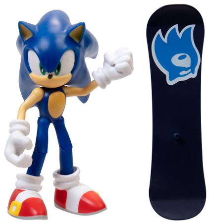 Novo Boneco Sonic 2 The Hedgenog Kit Colecionável Jakks