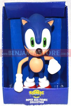 Boneco Grande Sonic World Colecionável 23cm Pvc