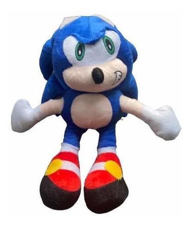 Boneco Pelúcia Sonic Grande 36 Cm Antialérgico