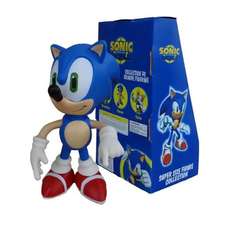 Sonic Grande Super Size Boneco Original-23cm Coleção Grande