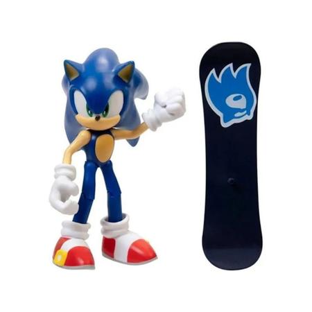 Boneco Action Figure Sonic Articulado Grande Super Size - 23cm - Sonic World