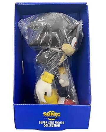 Boneco Sonic Shadow Preto Action Figure Articulado 26cm