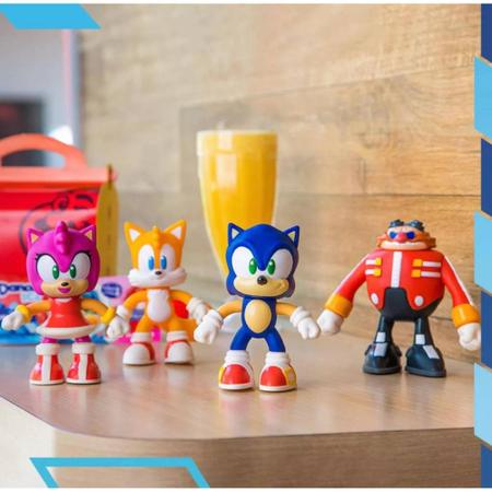 Boneco Sonic The Hedgehog 10cm Coleção Habibs