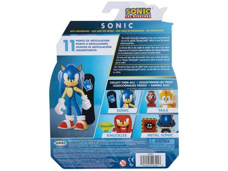 kit Boneco Sonic 4 peças 12cm - PENA VERDE SHOP