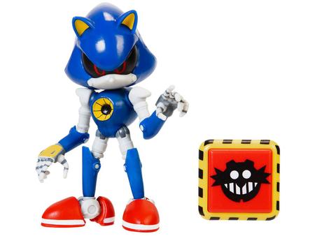 kit Boneco Sonic 4 peças 12cm - PENA VERDE SHOP