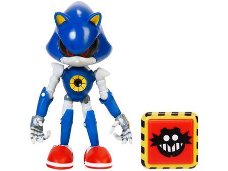 4 Bonecos Sonic Articulado Emborrachado 15cm Coleção Barato