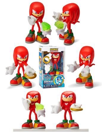 Boneco Colecionável Action Figure Knuckles: Sonic The Hedgehog