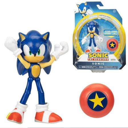 BONECO SONIC THE HEDGEHOG ARTICULADO 3407 - Loja de Brinquedos