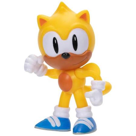 BONECO SONIC 2 The Hedgehog Sonic Articulado - Candide 3409 - 5 a 7 anos -  de R$ 150,00 à R$ 199,99