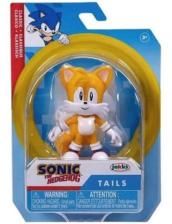 Boneco Tails Sonic 2 Articulado Com Acessorio - Jakks