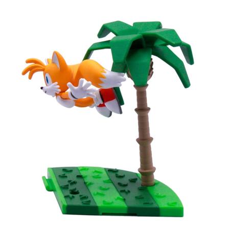 Bonecos Sonic the Hedgehog - Sonic e Tails 10 cm Just Toys