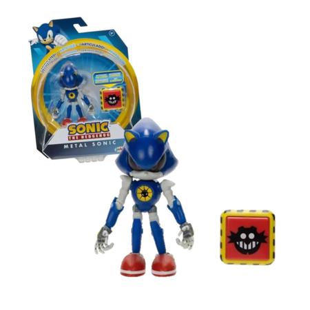 Sonic - Boneco do Super Sonic 4.0 Polegadas - Candide - Bonecos