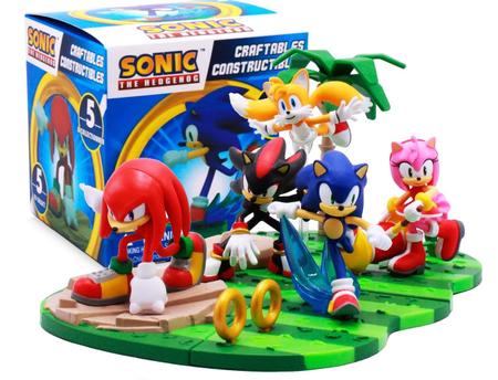 Pacote com 5 bonecos Sonic The Hedgehog