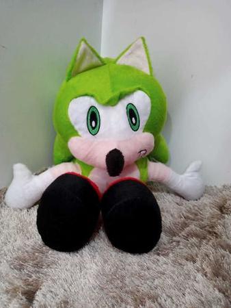 Boneco Pelúcia Sonic - Filme Game Jogo Brinquedo Personagem