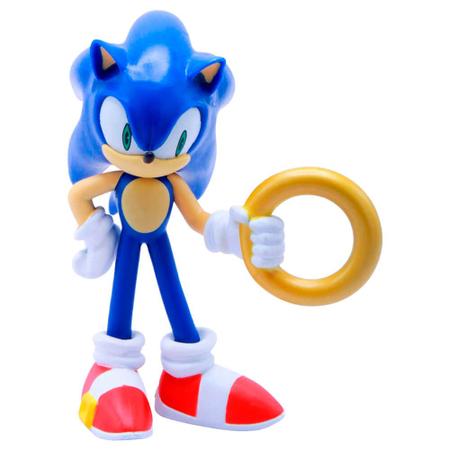 Boneco Sonic the Hedgehog - Sonic 10 cm Just Toys - Bonecos