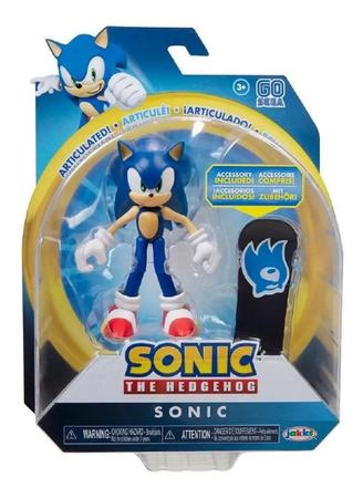 Boneco Sonic Articulado Grande Brinquedo Caixa Collection Lançamento Action  Figure 16cm - Tema - Bonecos - Magazine Luiza