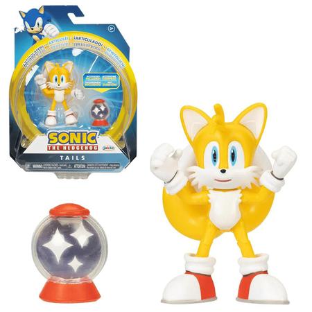 Sonic - Boneco Articulado 6cm - Tails - Candide - Ri Happy