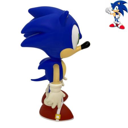 Boneco Super Sonic Grande Super Size 23Cm - Sonic - WebContinental