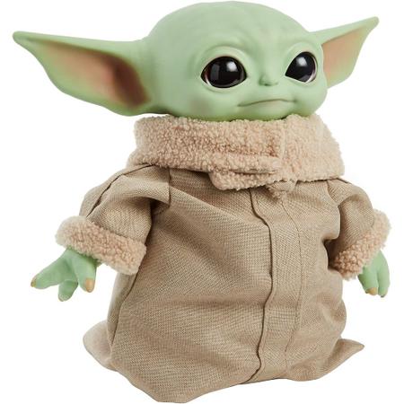 Star Wars Grotu Brinquedos de pelúcia infantil, boneca macia do