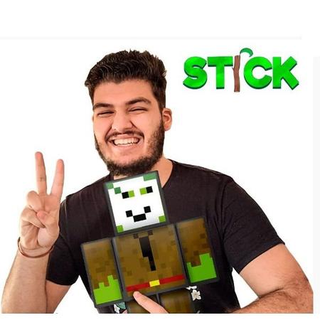 Boneco STICK Minecraft 25CM Turma do Problems ALGAZARRA – Starhouse Mega  Store