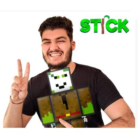 Boneco Stick Turma do Problems-Peq- 25cm-Minecraft Algazarra - Boneco  Minecraft - Magazine Luiza