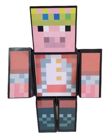 Bonecos 3D do Minecraft!