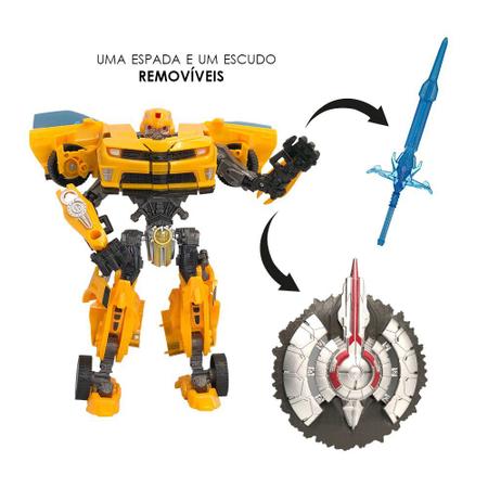 Imagem de Boneco Super Change Robot com Espada e Escudo - 2 em 1