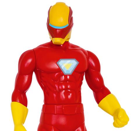 Imagem de Boneco Super Heroi Homem Vingador De Ferro Grande Brinquedo
