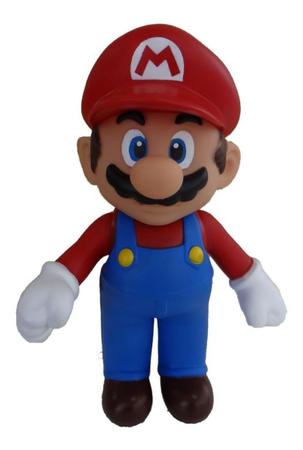 Imagem de Boneco Super Mario Bros Articulável 23cm Action Figure Colecionável Infantil Vinil Brinquedo