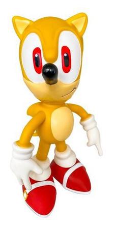 Boneco Super Sonic Amarelo Personagem Action Figure Articulado