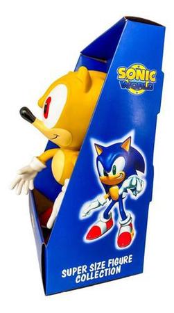 Boneco Sonic Amarelo Action Figure Personagem Articulado