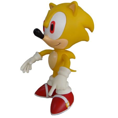 Boneco Super Sonic Amarelo Grande - Super Size Figure Collection