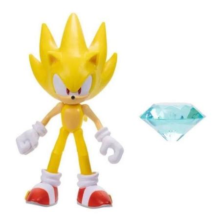 Boneco Super Sonic Grande Articulado Coleção 