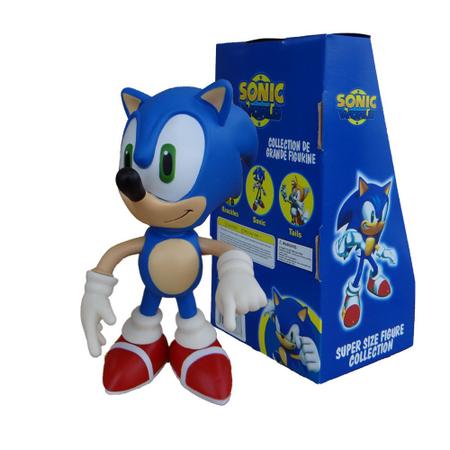 Boneco Sonic Grande Super Size - 23cm Brinquedo Melhor Jogo em