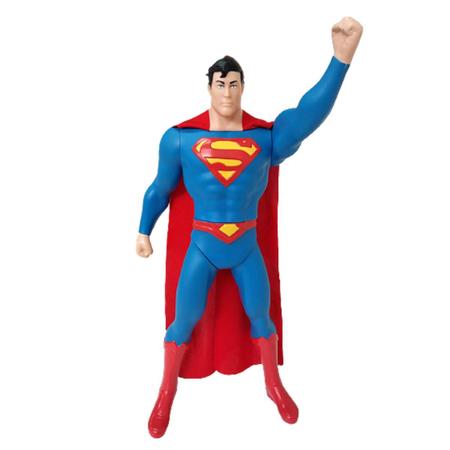 Imagem de Boneco Superman  Original Infantil Grande Dc 45cm Articulado Liga Da Justiça Brinquedos Novabrink