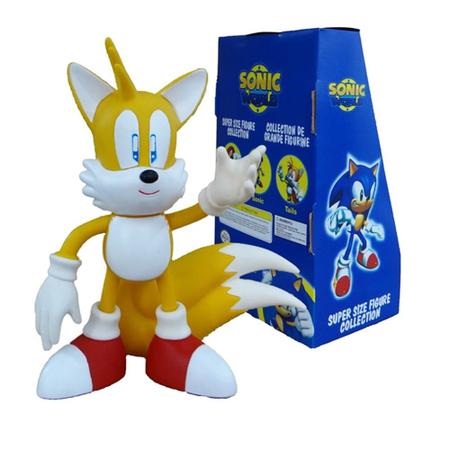 Boneco Sonic Amarelo Grande Super Size 23Cm - Sonic - Casa & Vídeo