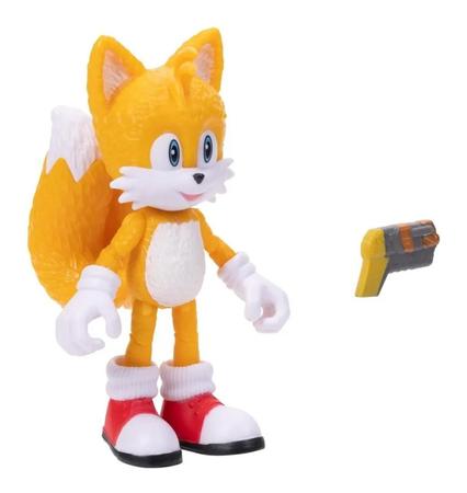 Boneco Tails 11cm Sonic Figura Colecionável Filme