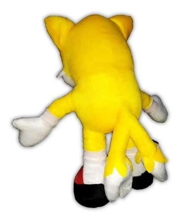 Boneco Pelucia Sonic Tails 45cm Antialergico Ouriço Raposa