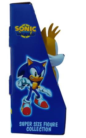 Boneco Sonic Articulado Grande Brinquedo Caixa Collection