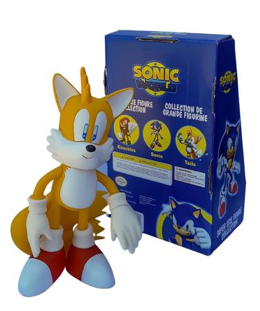 Boneco Sonic Articulado Grande Brinquedo Caixa Original Collection