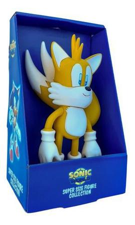 Imagem de Boneco Tails Grande Sonic Collection Articulado Caixa Origin