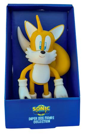 Imagem de Boneco Tails Grande Sonic Collection Articulado Caixa Origin